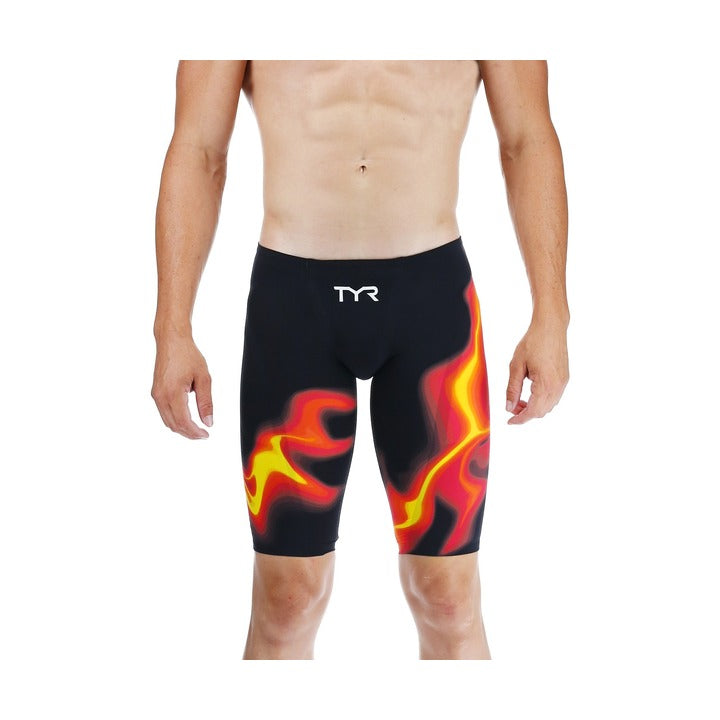 TYR Men's Venzo Low Waist Technical Jammer Swimsuit - Infrared    Tyr