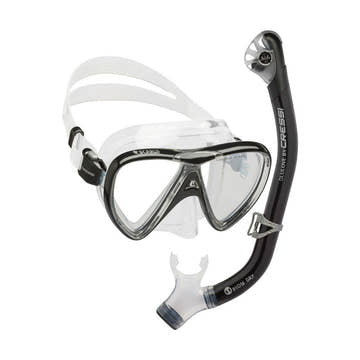 Cressi Ikarus & Orion Dry Adult Masks & Snorkeling Kits  Snorkel Sets  Cressi