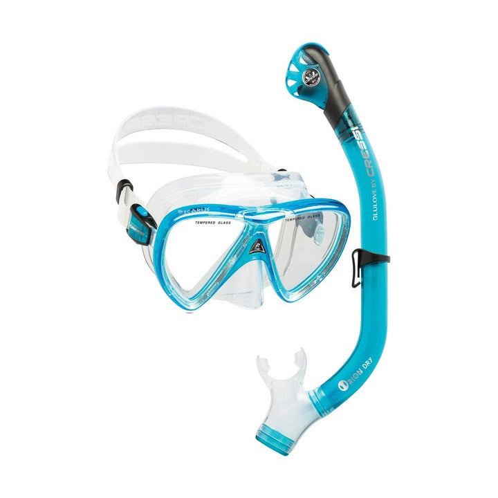 Cressi Ikarus & Orion Dry Adult Masks & Snorkeling Kits  Snorkel Sets  Cressi