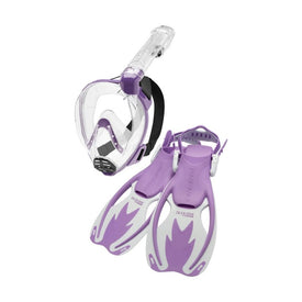 Cressi Baron Jr & Rocks Woman Snorkel Sets    Cressi