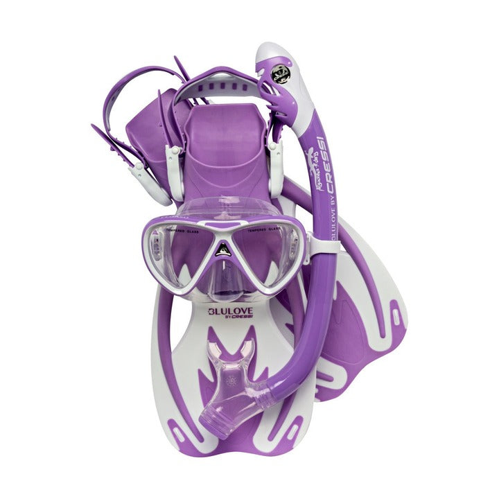Cressi Rocks Pro Dry Set Kid Snorkel Sets    Cressi