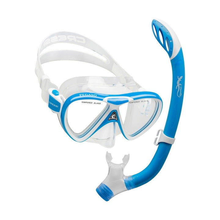 Cressi Pegaso & Iguana Kid Masks & Snorkeling Kits  Snorkel Sets  Cressi