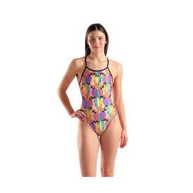 Arena Women's Tropical Delight Tie Back One Piece Swimsuit    Arena