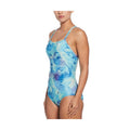 Nike Women's Hydrastrong Multi Print Racerback Low Leg One Piece Swimsuit    Nike