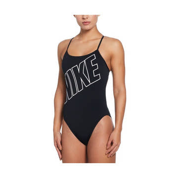 Nike Women's Hydrastrong Multi Graphic Adjustable Crossback One Piece Swimsuit    Nike