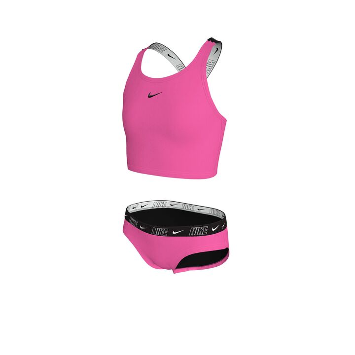 Nike Girls' Logo Tape Crossback Midkini Set    Nike