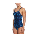 Nike Women's Hydrastrong Multi Print Racerback Low Leg One Piece Swimsuit    Nike