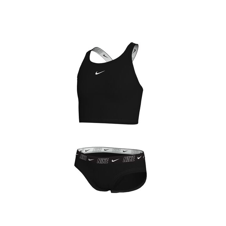 Nike Girls' Logo Tape Crossback Midkini Set    Nike