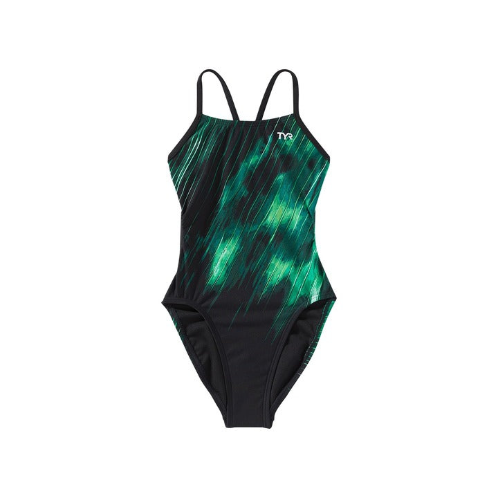 TYR Durafast Elite Girl's Cutoutfit One Piece Swimsuit - Cycloid    Tyr