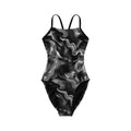 TYR Durafast Elite Girl's Cutoutfit One Piece Swimsuit - Waveform  Girls One Piece  Tyr