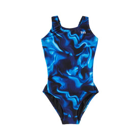 TYR Durafast Elite Girl's Maxfit One Piece Swimsuit - Waveform    Tyr