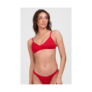Jolyn Women's Tracy Solid Bikini Top    JOLYN
