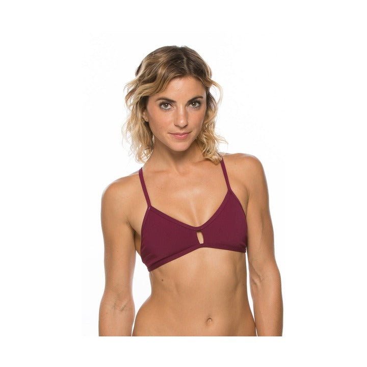Jolyn Women's Vent Solid Bikini Top    JOLYN