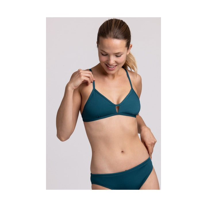 Jolyn Women's Chloe Solid Bikini Top    JOLYN