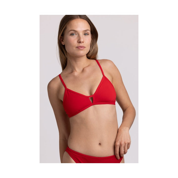 Jolyn Women's Chloe Solid Bikini Top    JOLYN