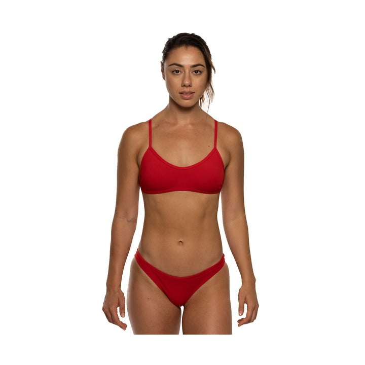 Jolyn Women's Midl Solid Bikini Bottom  Bikini Bottom  JOLYN