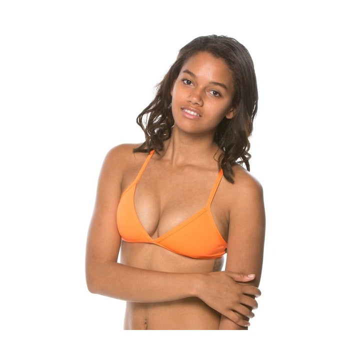 Jolyn Women's Team Triangle Solid Bikini Top    JOLYN