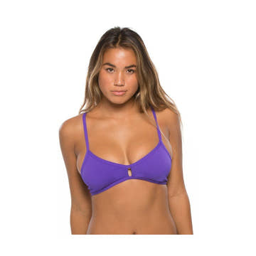 Jolyn Women's Team Vent Solid Bikini Top  Bikini Top  JOLYN