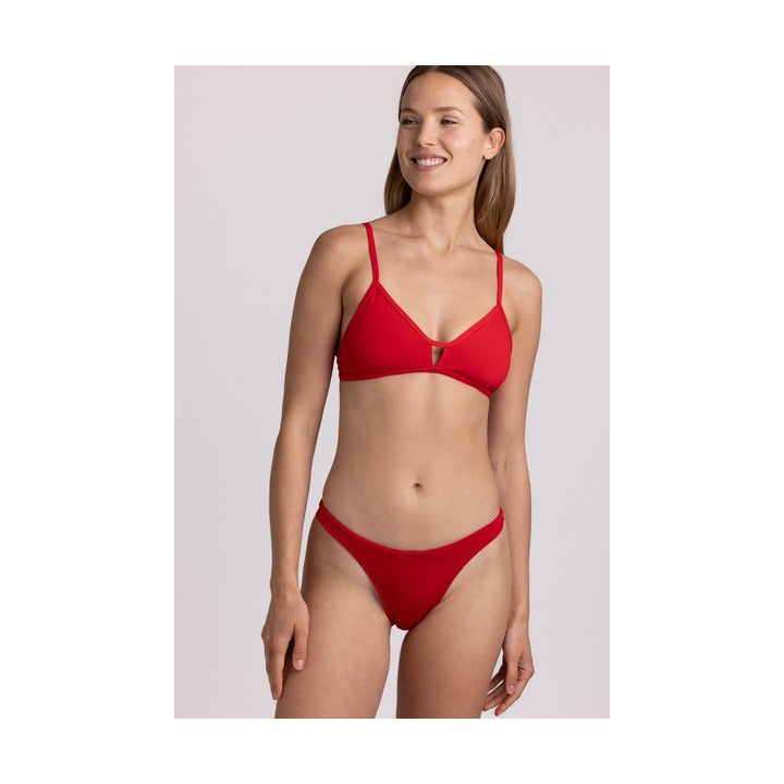 Jolyn Women's Mindy Solid Bikini Bottom    JOLYN