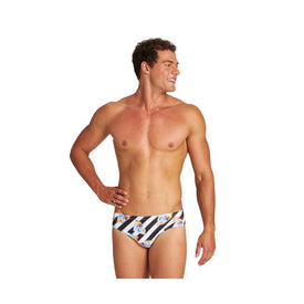 Arena Men's Crazy Diamonds Swim Brief  Swimming Briefs for Men  Arena