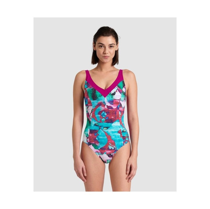 Arena Women's Bodylift Swimsuit Stefania Wing Back One Piece Swimsuit  One Piece Swimsuits  Arena