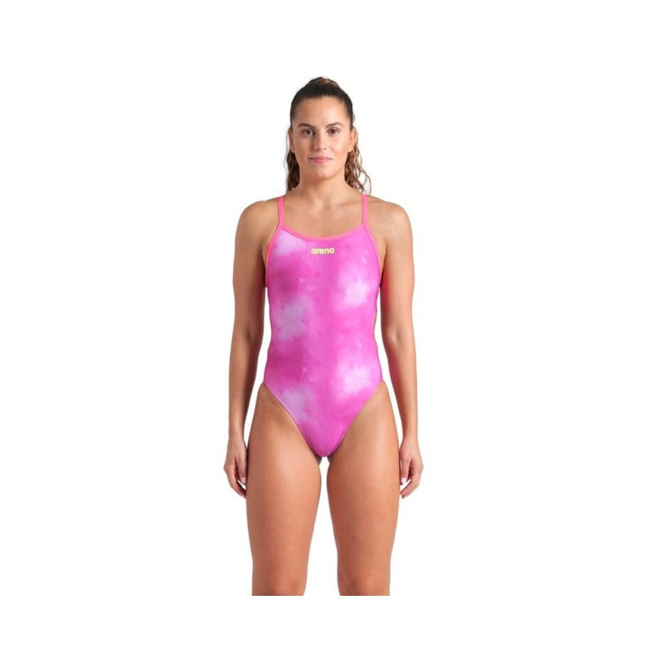 Arena Women's Tie-Dye Challenge Back One Piece Swimsuit  One Piece Swimsuits  Arena