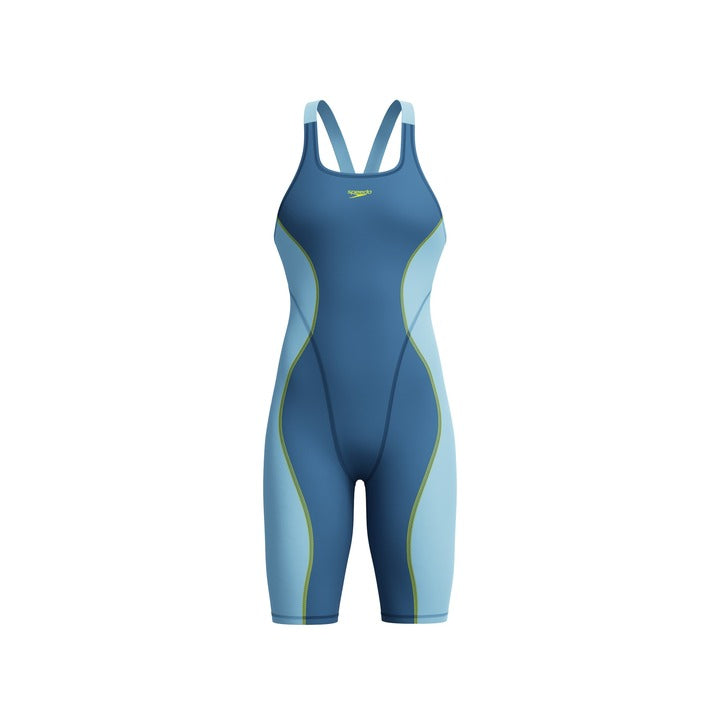 Speedo Women's Fastskin Hyperspark Openback Kneeskin Tech Suit  Technical Swimsuits  Speedo
