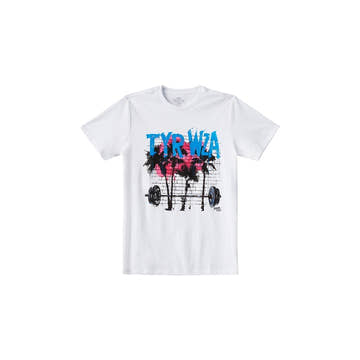 TYR Men's Short Sleeve Tri Blend Tee - WZA Barbell  Shirts  Tyr