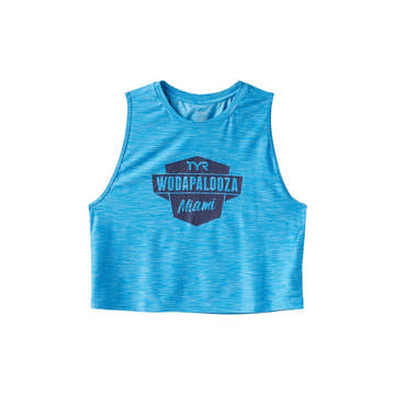 TYR Women's Woodpalooza Airtect Crop Tank Top    Tyr