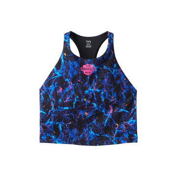 TYR Women's High Neck Crop Tank - Woodpalooza    Tyr