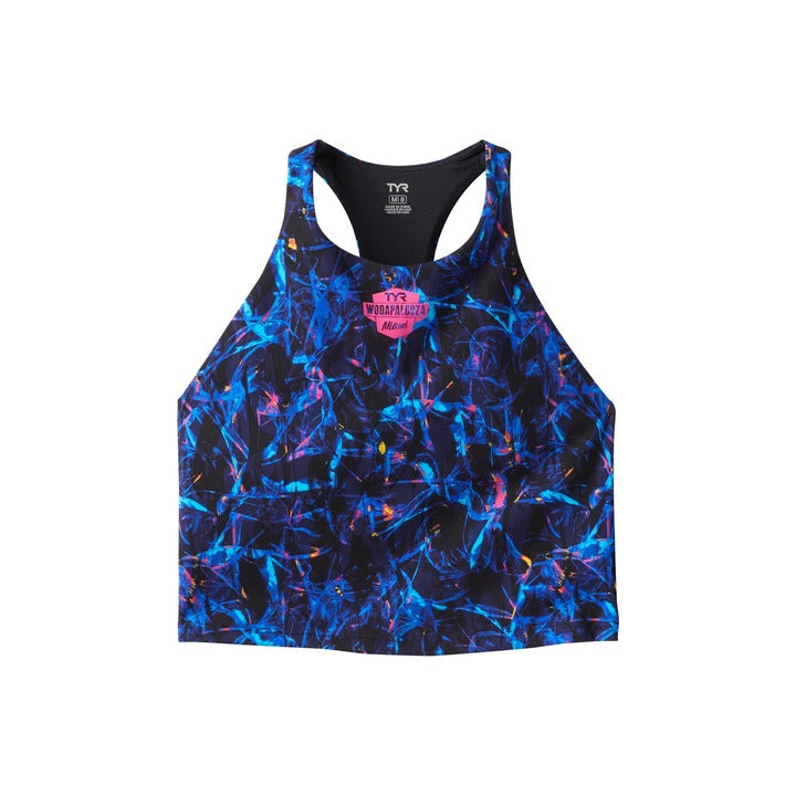 TYR Women's High Neck Crop Tank - Woodpalooza    Tyr