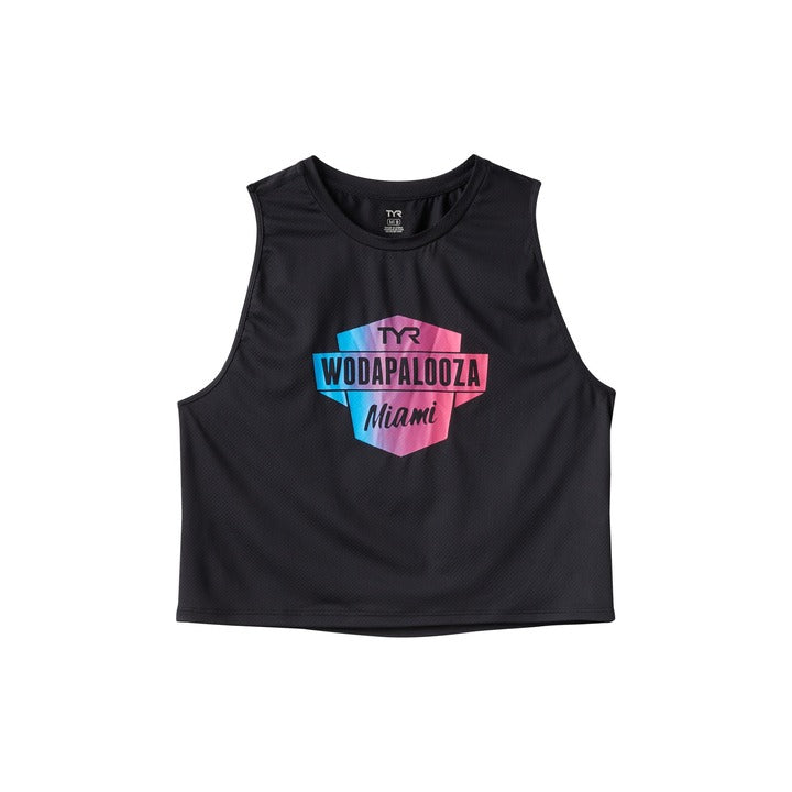TYR Women's Woodpalooza Airtect Crop Tank Top    Tyr