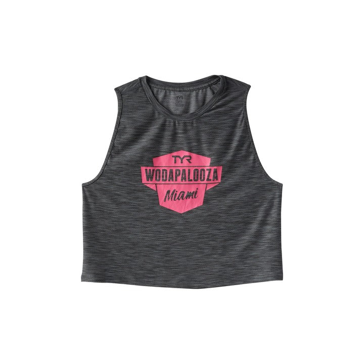 TYR Women's Woodpalooza Airtect Crop Tank Top    Tyr