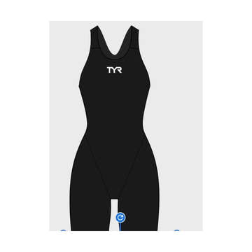 TYR Women's Open Back Avictor 2.0 Solid Technical Swimsuit    Tyr