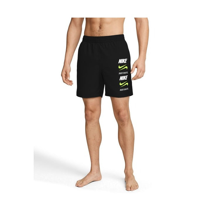 Nike Breaker Men's Breaker Stacked 7 Inch Brief-Lined Volley Short    Nike