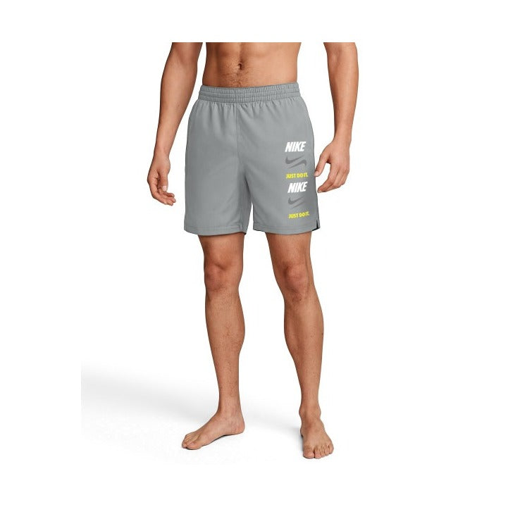 Nike Breaker Men's Breaker Stacked 7 Inch Brief-Lined Volley Short    Nike