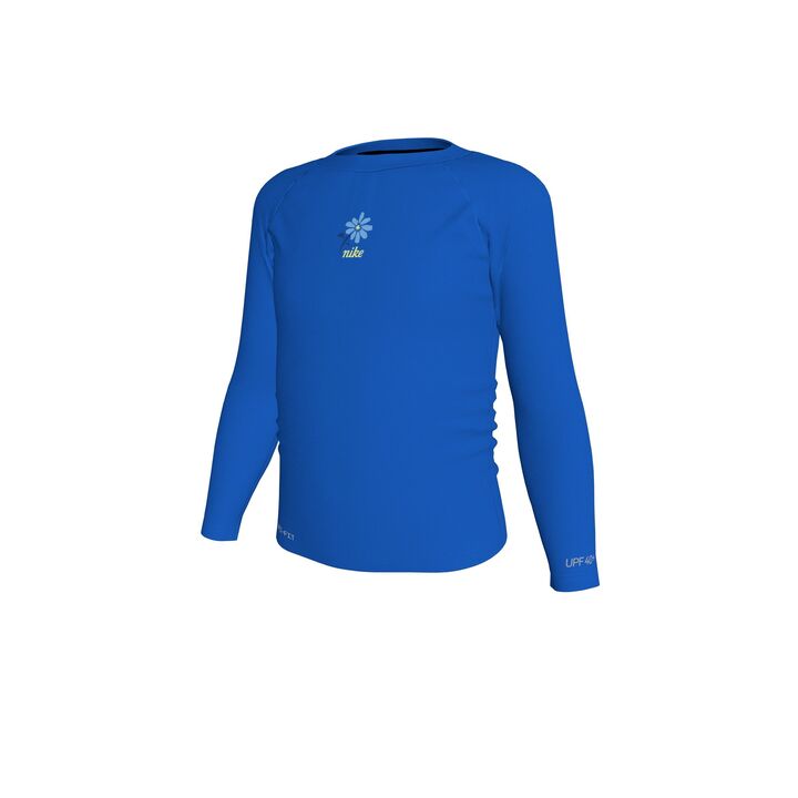 Nike Hydroguard Little Girls' Dri-FIT UV Long Sleeve Top  Girls Rash Guard  Nike