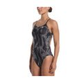 Nike HydraStrong Water Stripe Women's Cutout One Piece Swimsuit    Nike