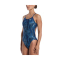 Nike HydraStrong Water Stripe Women's Cutout One Piece Swimsuit    Nike