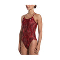 Nike HydraStrong Water Stripe Women's Cutout One Piece Swimsuit    Nike
