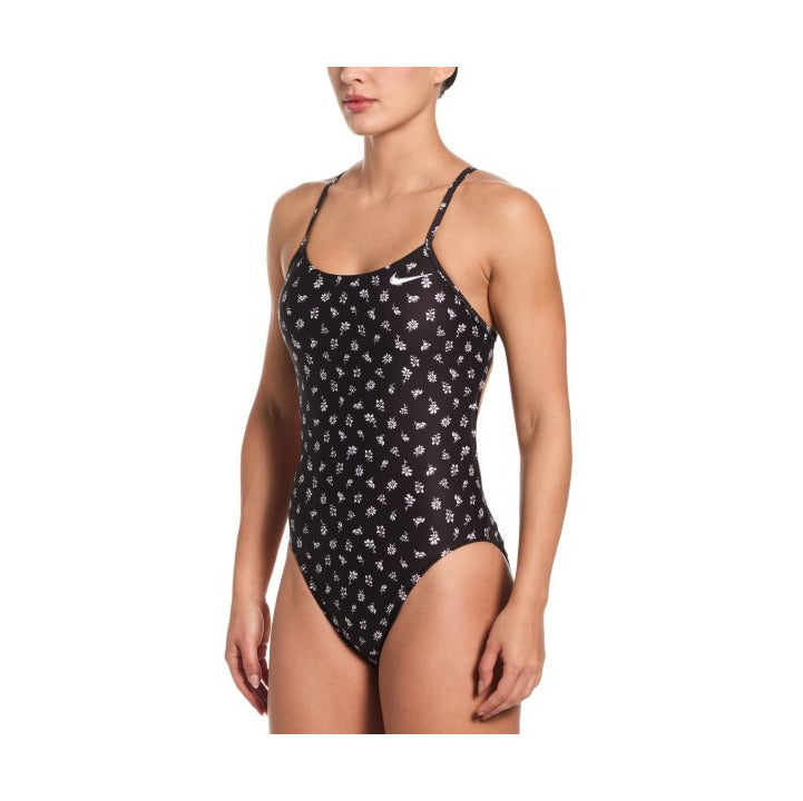 Nike HydraStrong Multi Print Women's Cutout One Piece Swimsuit    Nike
