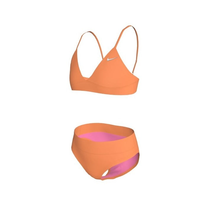 Nike Big Girls' Effortless Essential Triangle Bikini Swimsuit Set    Nike