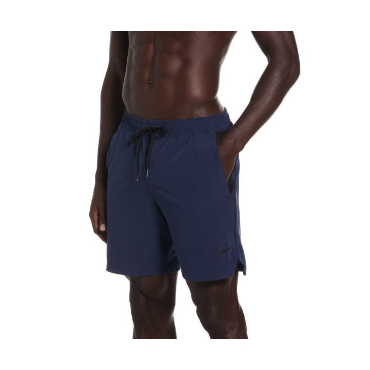 Nike Men's Contend Solid Essential 7-Inch Brief-Lined Volley Short    Nike