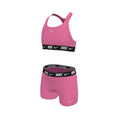 Nike Big Girls' Logo Tape Racerback Bikini & Short Swimsuit Set    Nike