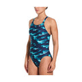 Nike Women's Hydrastrong Multi Print Fastback One Piece Swimsuit    Nike