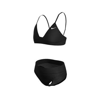 Nike Big Girls' Effortless Essential Triangle Bikini Swimsuit Set    Nike