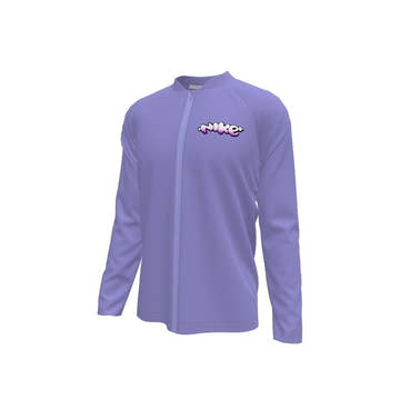 Nike Big Boys' Swim Hydroguard Zip Bubble Long Sleeve Zip Top  Boys Rash Guard  Nike