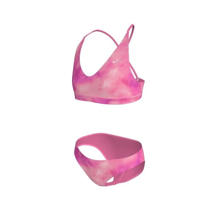 Nike Big Girls' Swim Aquatic Awe Lace Up Bikini Set    Nike