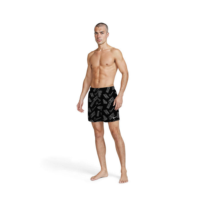 Nike Men's Swim Breaker Multi Print 5 Inch Brief-Lined Volley Short    Nike