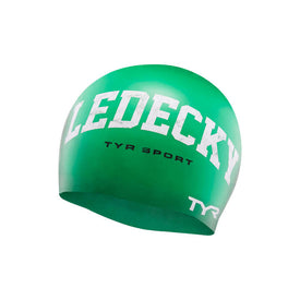 TYR Adult Wrinkle Free Silicone Fit Swim Cap  Swim Gear  Tyr